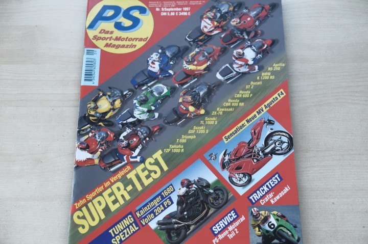 Deckblatt PS Sport Motorrad (09/1997)